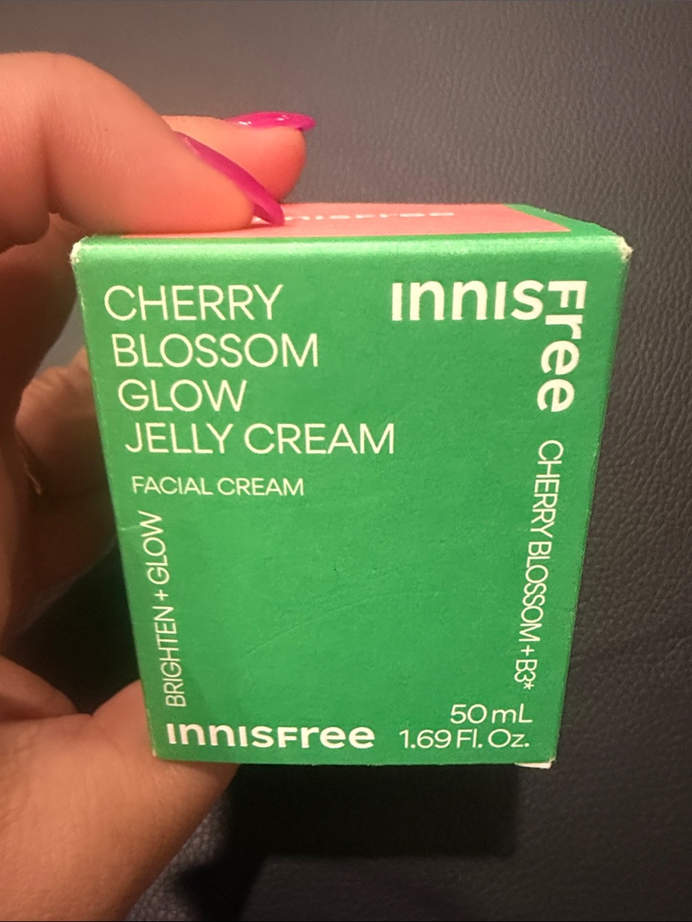 Innisfree Cherry Blossom Glow Jelly Cream — Green